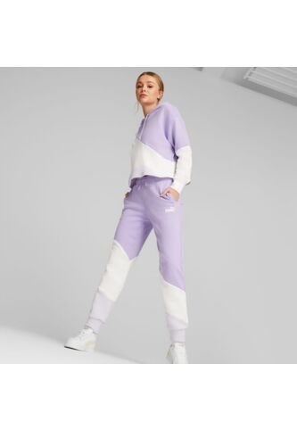 Pantalon Deportivo Puma Original Power Cat Lila Para Mujer Puma
