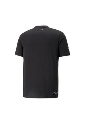 Camiseta Puma Para Hombre Pl Logo Tee Negro
