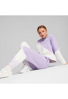 Pantalon Deportivo Puma Original Power Cat Lila Para Mujer