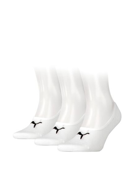 Medias Deportivas Puma Originales Footie Unisex 3 Par Blanco