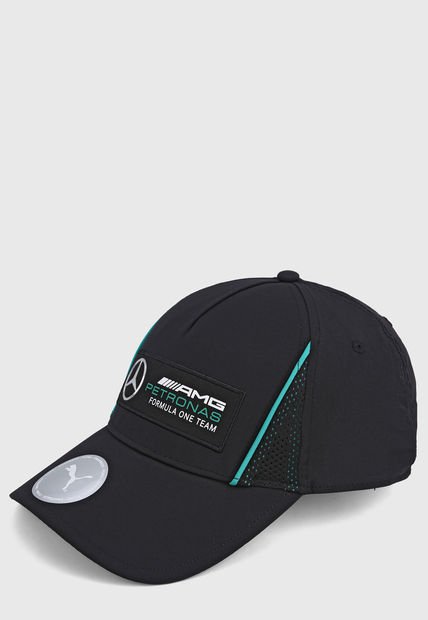 Gorra Negro-Verde Puma Mercedez F2