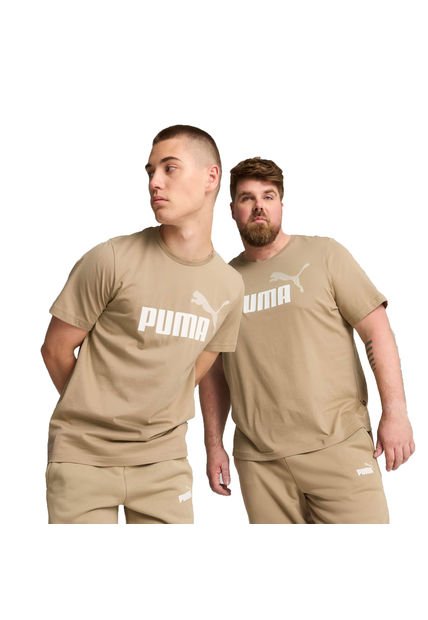 Tshirt Marca Puma Ess+ 2 Col Logo Tee Verde Original Hombre