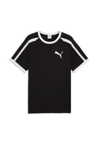 Camisa Deportiva Puma Original T7 BigCat Ringer Negro Hombre Puma