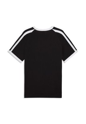 Camisa Deportiva Puma Original T7 BigCat Ringer Negro Hombre