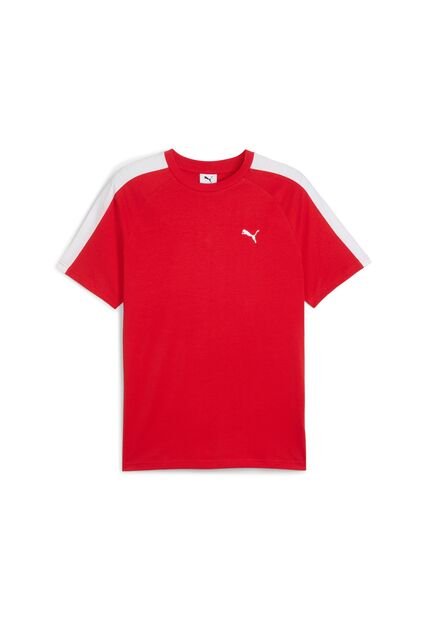 Camisas Deportivas Puma Originales T7 Tee Rojo Para Hombre