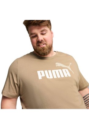 Tshirt Marca Puma Ess+ 2 Col Logo Tee Verde Original Hombre