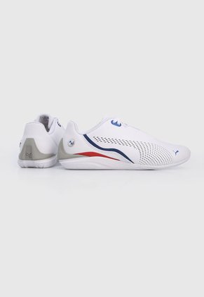 Tenis Lifestyle Blanco-Azul Navy-Rojo Puma BMW MMS Drift Cat Decima  