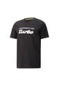 Camiseta Puma Para Hombre Pl Logo Tee Negro de Puma