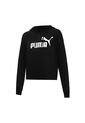 Hoodies Puma Originales Ess Cropped Logo Tr Negro Para Mujer de Puma