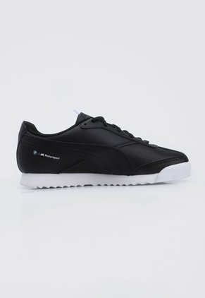Tenis Lifestyle Negro-Blanco-Rojo Puma BMW MMS Roma Via