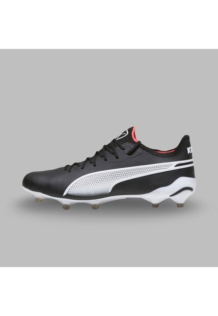 Guayos Puma Hombre King Ultimate FG/AG - Negros/Blanco