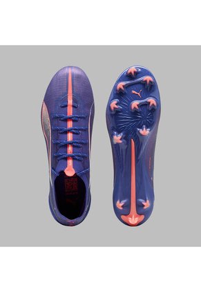 Guayos Puma Hombre De Fútbol Ultra 5 Ultimate FG - Morado/Salmon