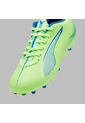 Guayos Puma Kids Ultra 5 Play MG Lights Out Verde-Azul de Puma