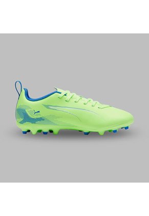 Guayos Puma Kids Ultra 5 Play MG Lights Out Verde-Azul