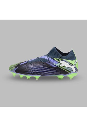 Guayos Puma Mujer Future 7 Play FG/Ag- Negro-Verde Puma