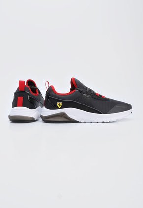 Tenis Lifestyle Gris-Negro-Rojo Puma Ferrari Electron E Pro