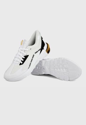 Tenis Lifestyle Blanco-Negro-Dorado Puma Provoke Xt Ftr