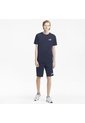 Pantaloneta Deportiva Puma Original Ess Jersey Azul Hombre de Puma