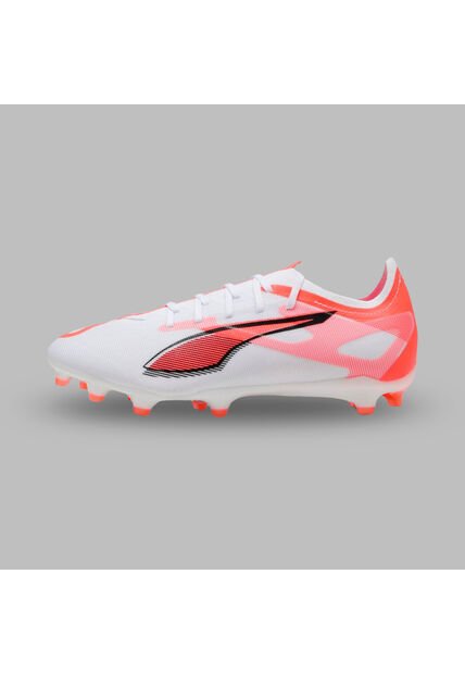 Guayos Puma Hombre Ultra 5 Match FG-Ag Blanco-Rojo