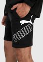 Pantaloneta Negro-Blanco Puma Big Logo 9