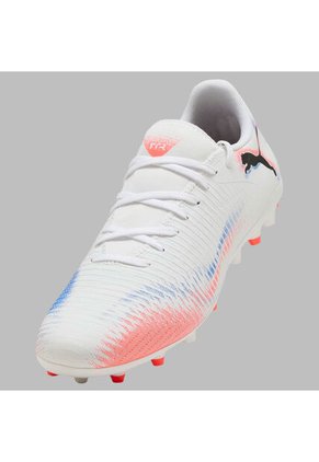 Guayos Puma Hombre Future 8 Play MG Untamed - Blanco - Rojo