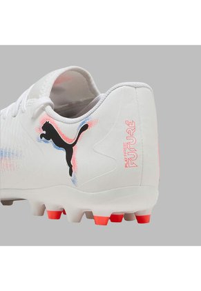 Guayos Puma Hombre Future 8 Play MG Untamed - Blanco - Rojo
