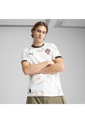 Puma Camiseta Puma Hombre Visitante De Portugal 2025 Blanco-Multicolor Camiseta
