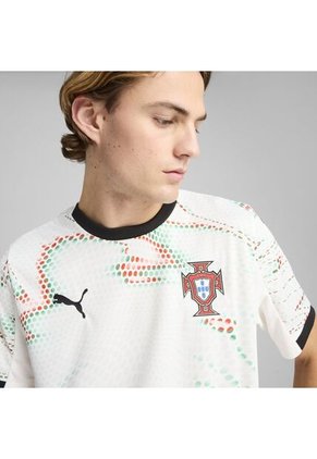 Puma Camiseta Puma Hombre Visitante De Portugal 2025 Blanco-Multicolor Camiseta