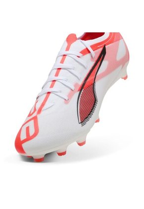 Puma Guayos Puma Hombre Ultra 5 Match Fg-Ag Blanco-Rojo Guayos
