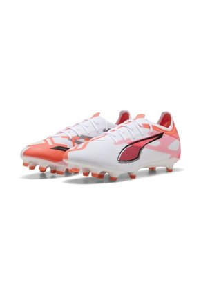 Puma Guayos Puma Hombre Ultra 5 Match Fg-Ag Blanco-Rojo Guayos