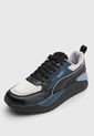 Tenis Lifestyle Negro-Blanco-Azul Petróleo Puma X-Ray Speed de Puma