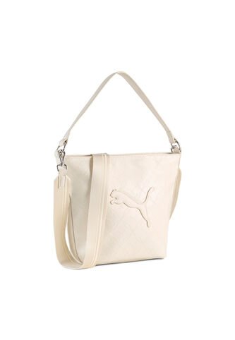 Bolso Casual En Cuero Puma Original Sense S Beige Para Mujer Puma