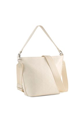 Bolso Casual En Cuero Puma Original Sense S Beige Para Mujer