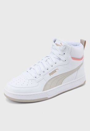 Tenis Lifestyle Blanco-Beige-Coral PUMA Caven 2.0 Mid