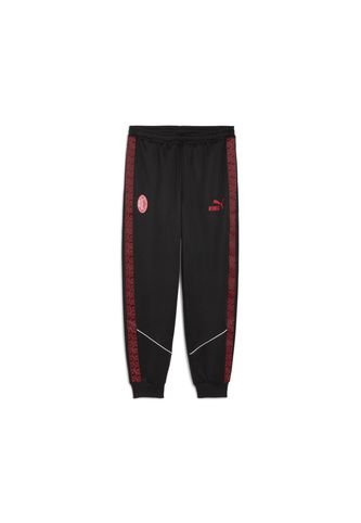 Pantalón Puma Hombre King Anthem Del AC Milan - Negro - Rojo Puma