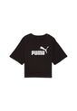 Camisa Deportiva Puma Ess Cropped No.1 Logo Negro Para Mujer de Puma