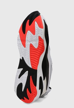 Tenis Lifestyle Blanco-Negro-Naranja Neón Puma Rs-2K Messaging