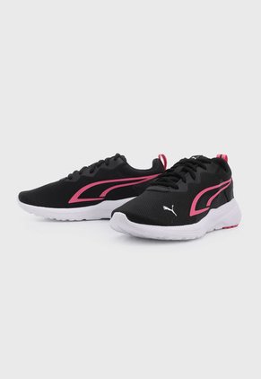 Tenis Running Negro-Blanco-Fucsia Puma All-Day Active