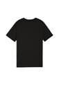 Camisa Deportiva Puma Original Sport Rib Collar Negro Niños de Puma