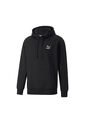 Hoodie Puma Original Classic Small Logo Fl Negro Para Hombre de Puma