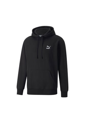 Hoodie Puma Original Classic Small Logo Fl Negro Para Hombre Puma