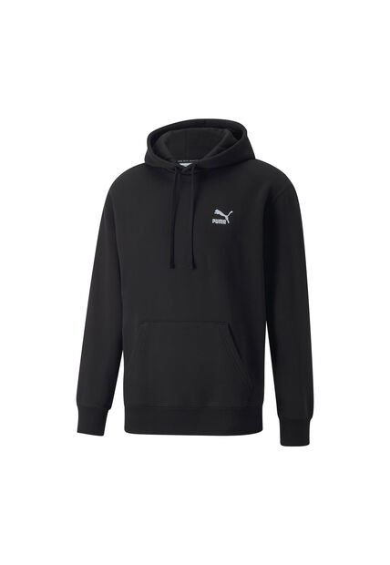 Hoodie Puma Original Classic Small Logo Fl Negro Para Hombre