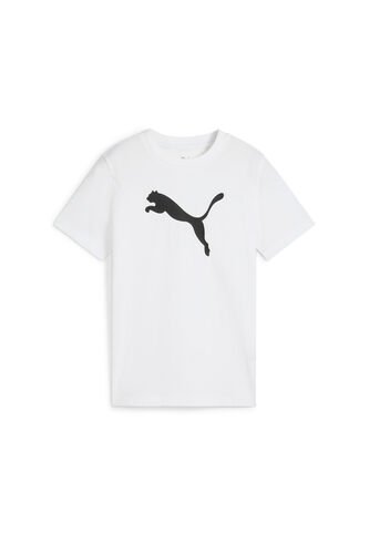 Camisa Deportiva Puma Original Ess Logo TB Blanco Para Niños Puma