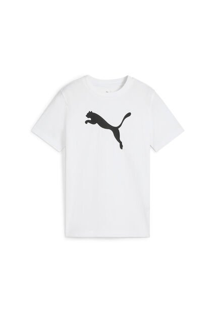 Camisa Deportiva Puma Original Ess Logo TB Blanco Para Niños