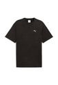 Camisa Deportiva Puma Ess Elevated Relaxed Wash Negro Hombre de Puma