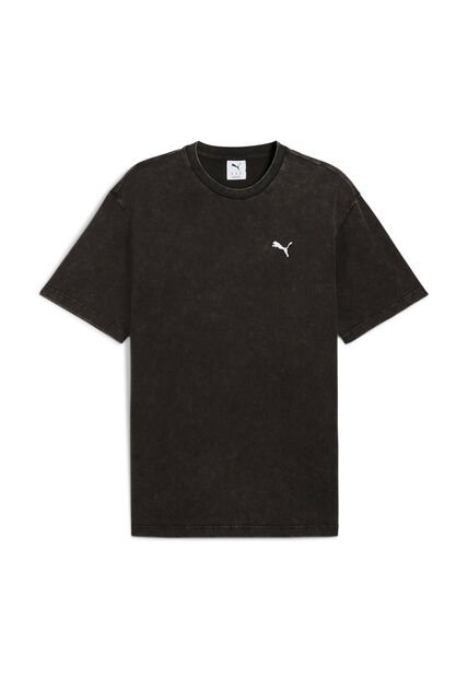 Camisa Deportiva Puma Ess Elevated Relaxed Wash Negro Hombre