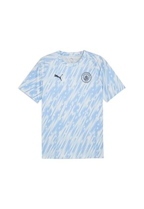 Puma Camiseta Puma Hombre Prepartido Del Manchester City - Blanco - Azul Camiseta