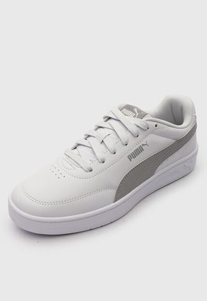 Tenis PUMA Court Classic Clean Blanco