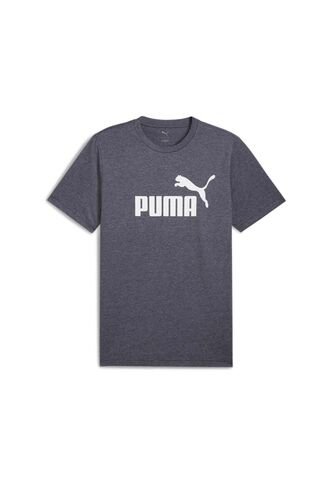 Camisa Deportiva Puma Ess No.1 Logo Heather Gris Para Hombre Puma