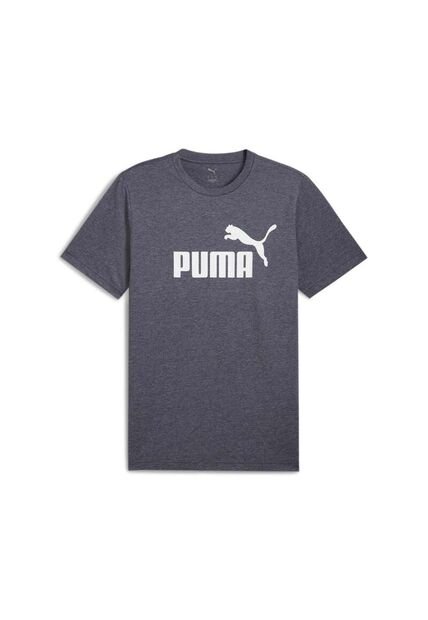 Camisa Deportiva Puma Ess No.1 Logo Heather Gris Para Hombre